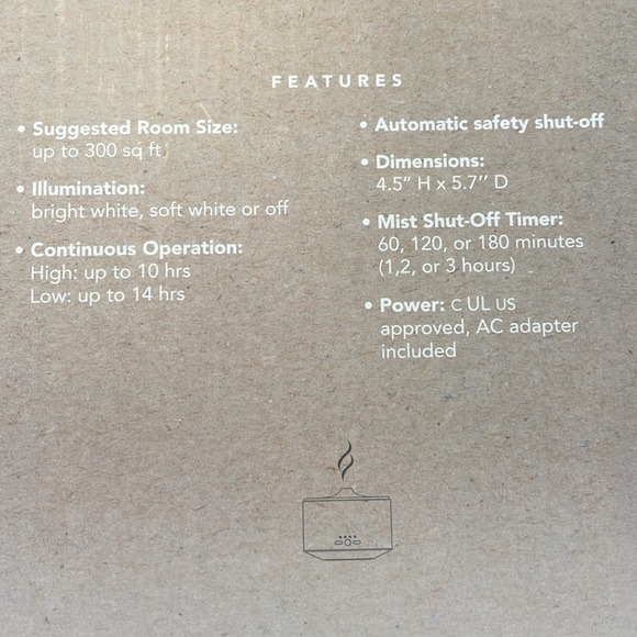 UltimAir Ultrasonic Essential Oil Diffuser - Picture 4 of 4